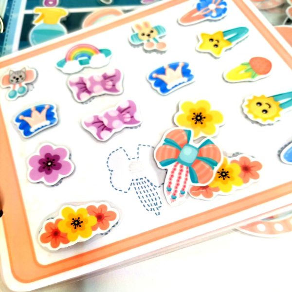 Détail du jeu éducatif pour filles – fixation facile et finition soignée