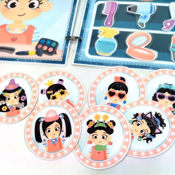 Cartes modèle à reproduire – jeu éducatif ludique pour filles