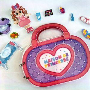 Livre interactif Maison de Princesse avec accessoires détachables autour