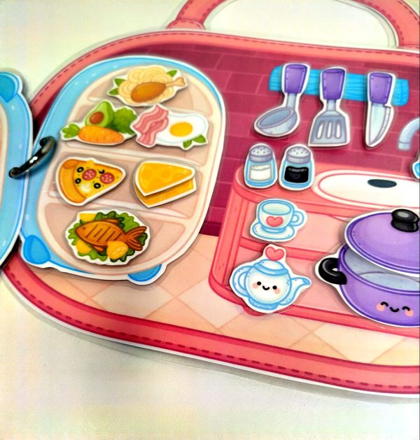 Accessoires de cuisine du livre éducatif Maison de Princesse