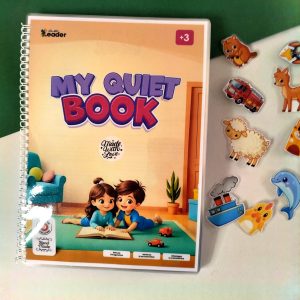 Livre interactif pour enfant avec activités ludiques, motricité fine, coordination œil-main et apprentissage Montessori