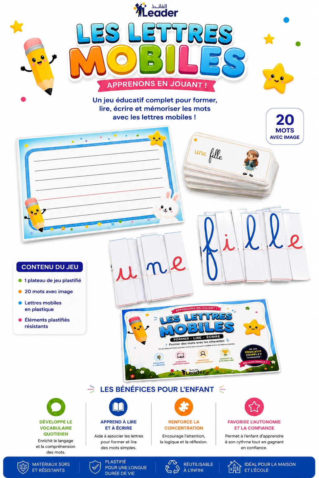 Les lettres mobiles